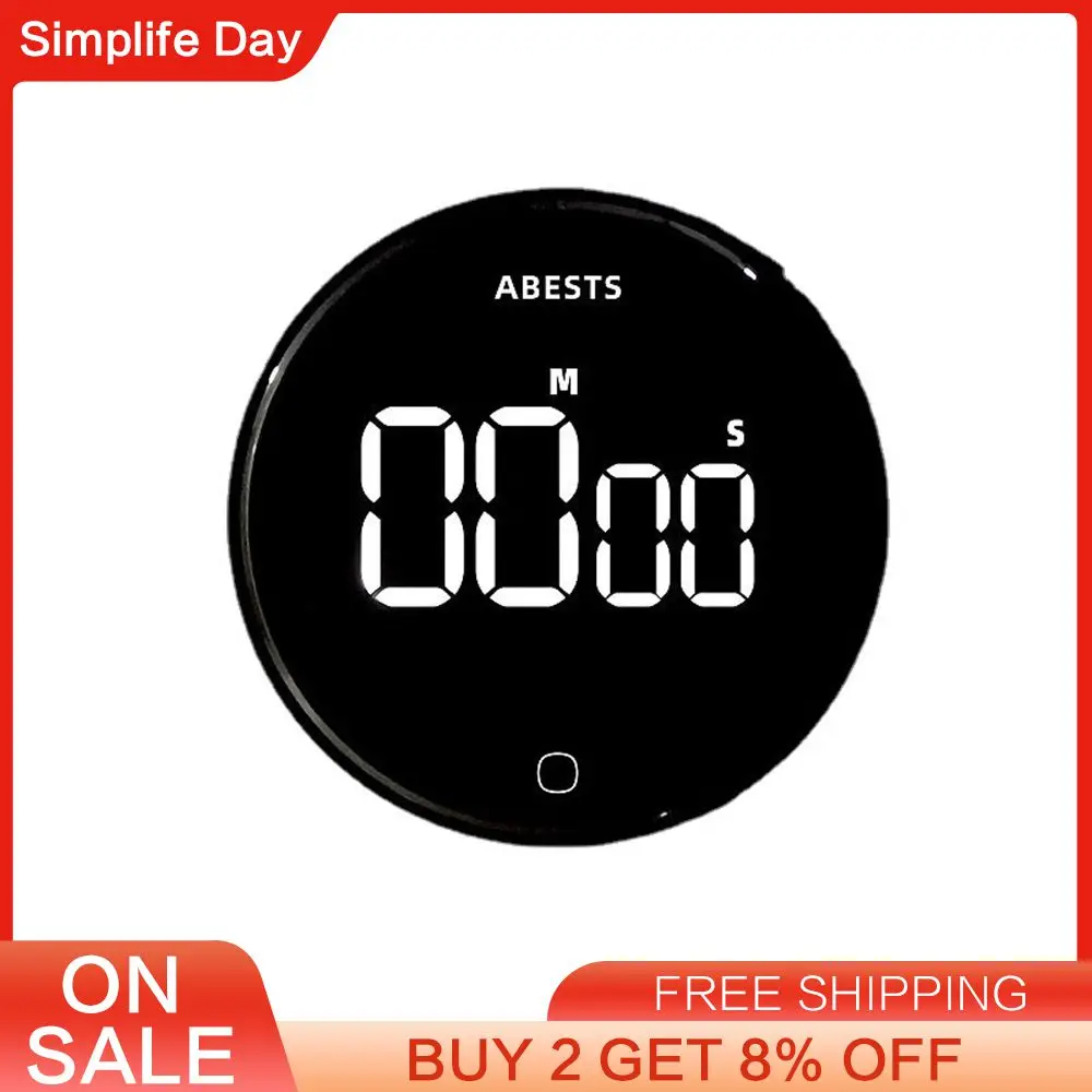 

Spin Timer Energy Saving Switch Typec Interface Bake Timer Kitchen Timer Rotation Timing Abs Material Timer Charging Timer Black