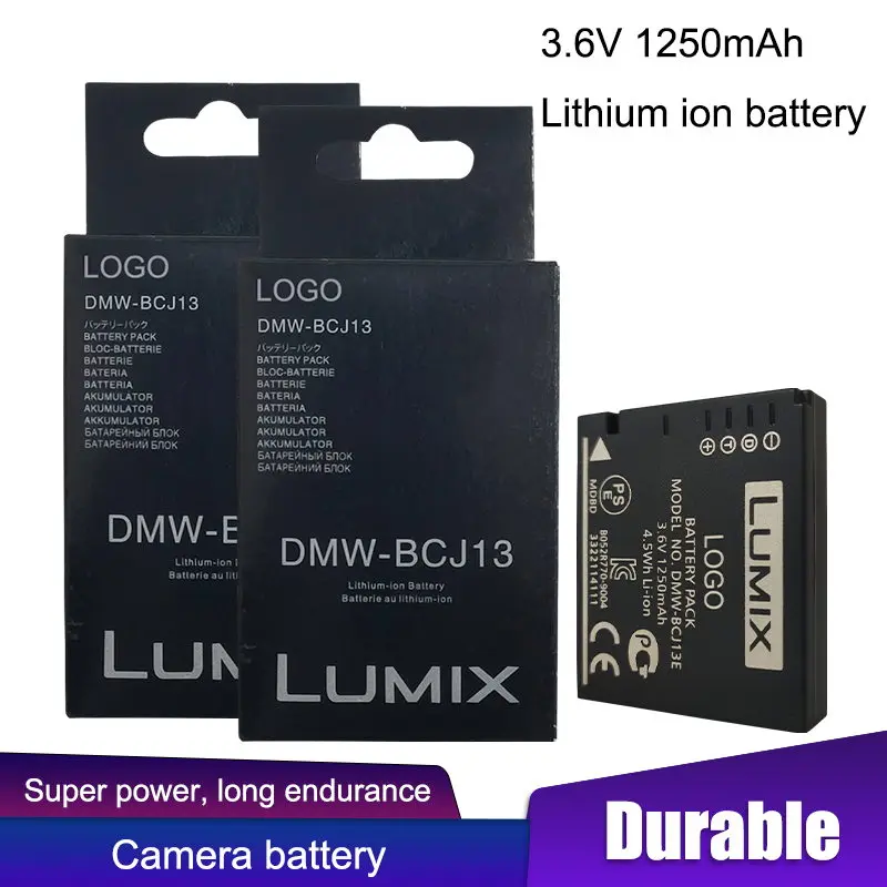 

3,6 V 1250mAh DMW-BCJ13 BCJ13 BP-DC10 BPDC10 полный декодированный Аккумулятор для прочного Lumix DMC-LX5 LX5GK LX5K LX5W LX7 LX7GK