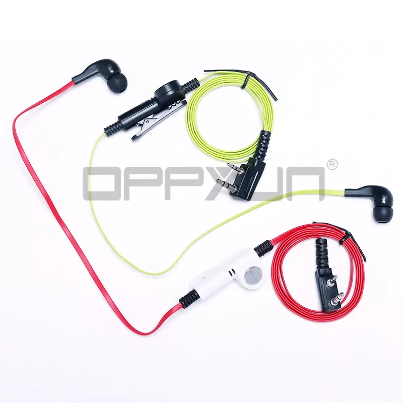 

Hot 2 Pin Noodle Style Earbud Headphone K Plug Earpiece Headset For Baofeng Uv-5R Bf-888S Uv5R Two Way Radio Dropshipping