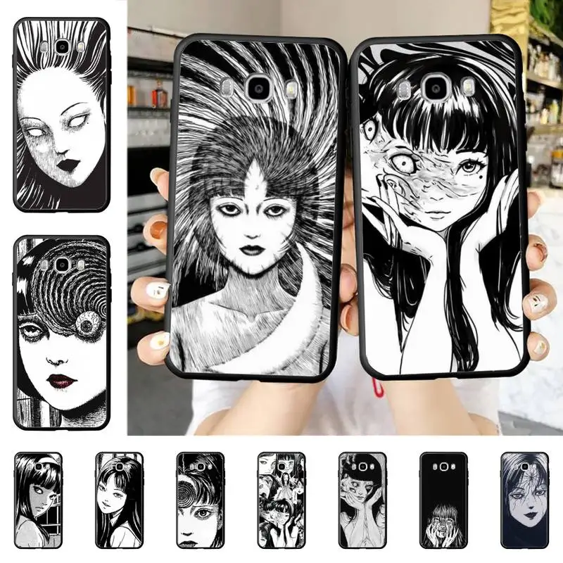 

Junji ito Tomie Phone Case for Samsung J 2 3 4 5 6 7 8 prime plus 2018 2017 2016 core