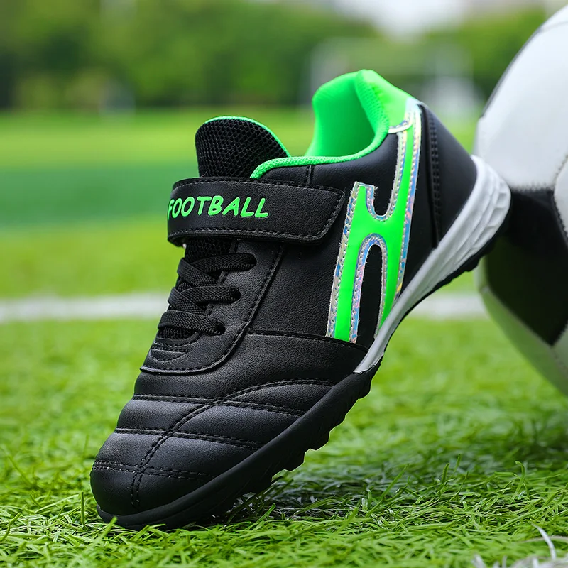 

Children Soccer Shoes Boys Girls Non-slip Students Splint Training Football Shoe Kids Artificial Turf TF/Ag Trainers Sneakers