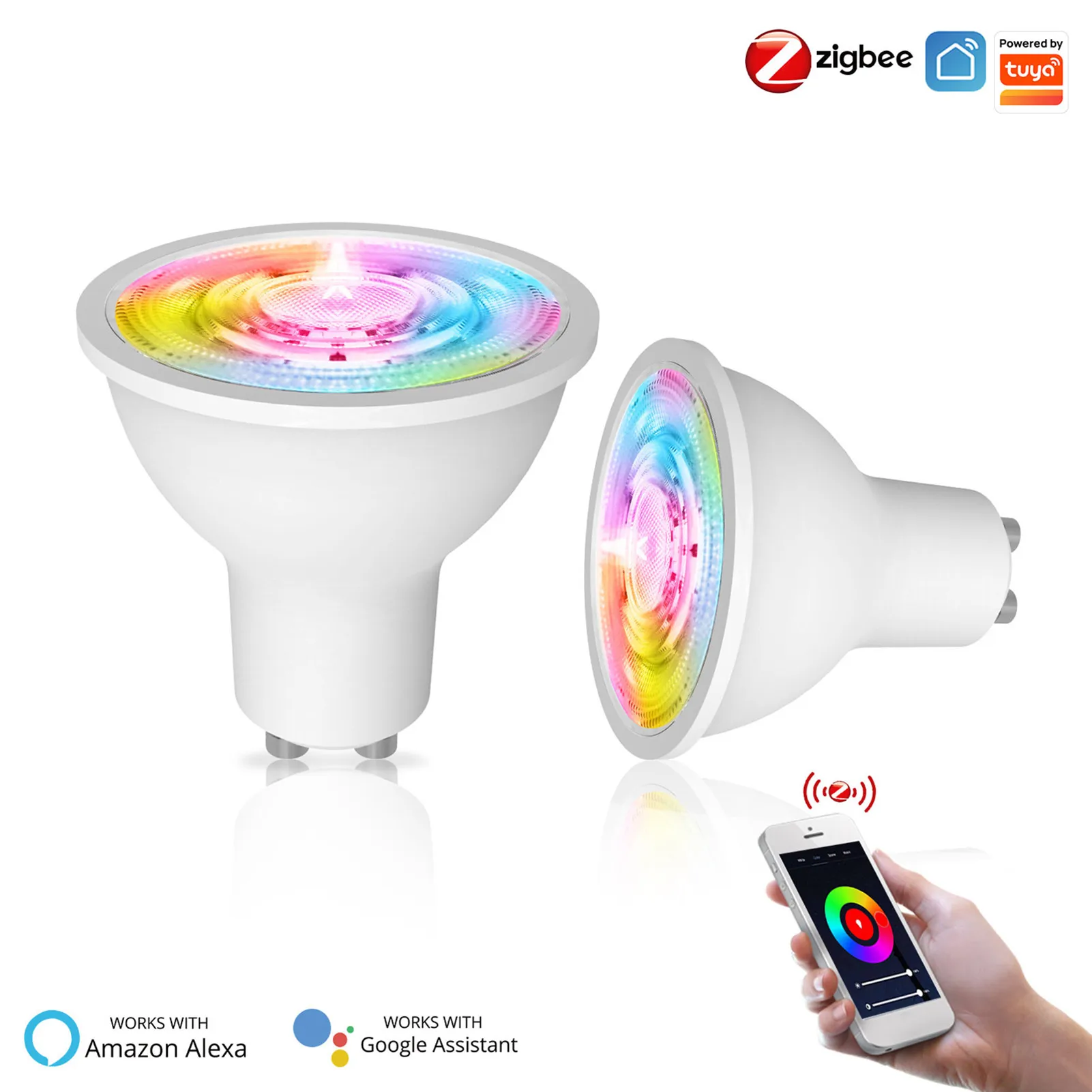 

Умная Светодиодная лампа Zigbee, 5 Вт, 2022-100 В переменного тока