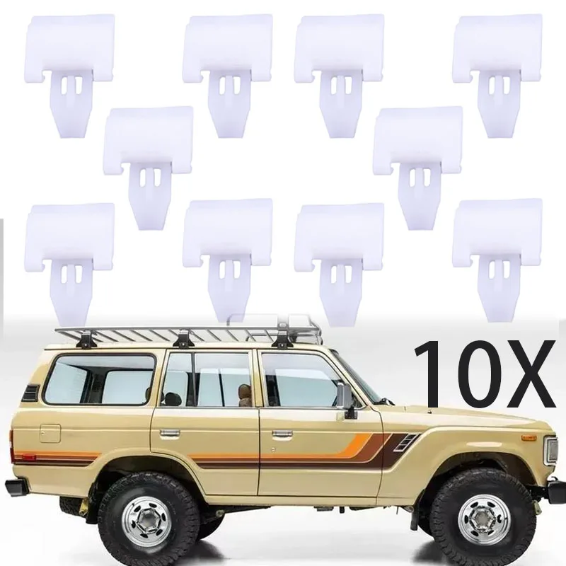 Фото 10x20 шт. уплотнитель дверного стекла зажим подходит для Toyota Land Cruiser FJ60 FJ62 HJ60 №1