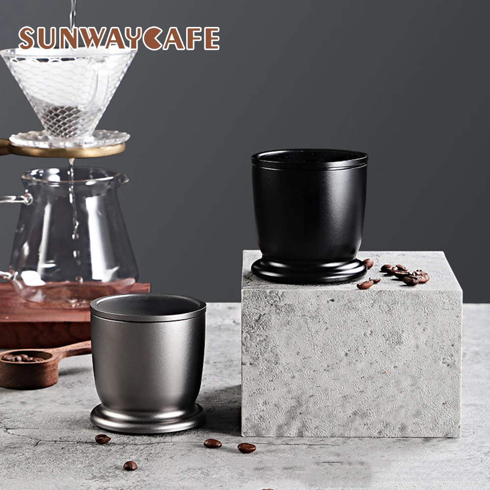 

Aluminum Intelligent Dosing Ring 51/58MM Funnel Portafilter Coffee Tamper Brewing Bowl Coffee Powder for Espresso Barista