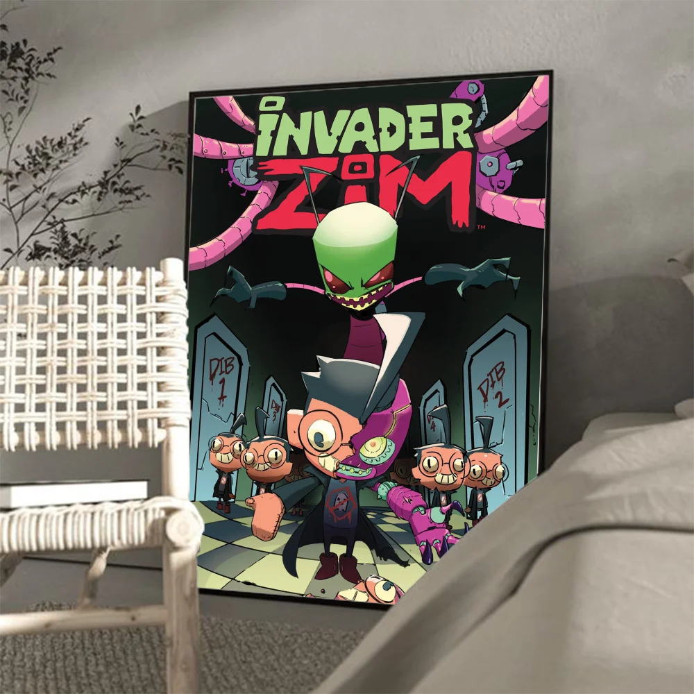 Фигурка из мультфильма I-Invader Z-Zim винтажные classiques художественная роспись высокого