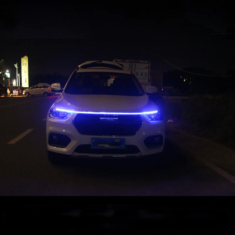 180 см автомобильный светодиодный светильник на капоте автомобильные дневные
