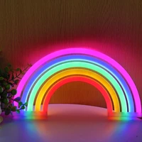 wholesale popular ins rainbow neon sign new model cheap led night lamp for girls kids room decoration gifts