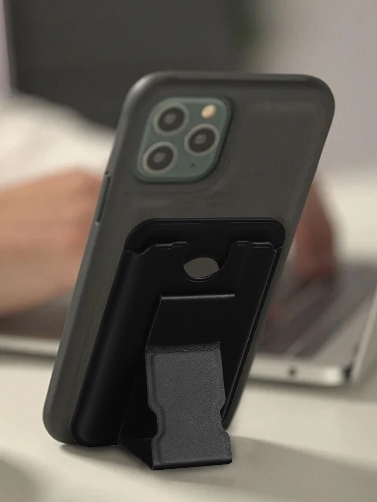 Магнитный Чехол-кошелек Для iPhone 14/13/12 Pro Max Совместимый С MagSafe Держатель Карт Со