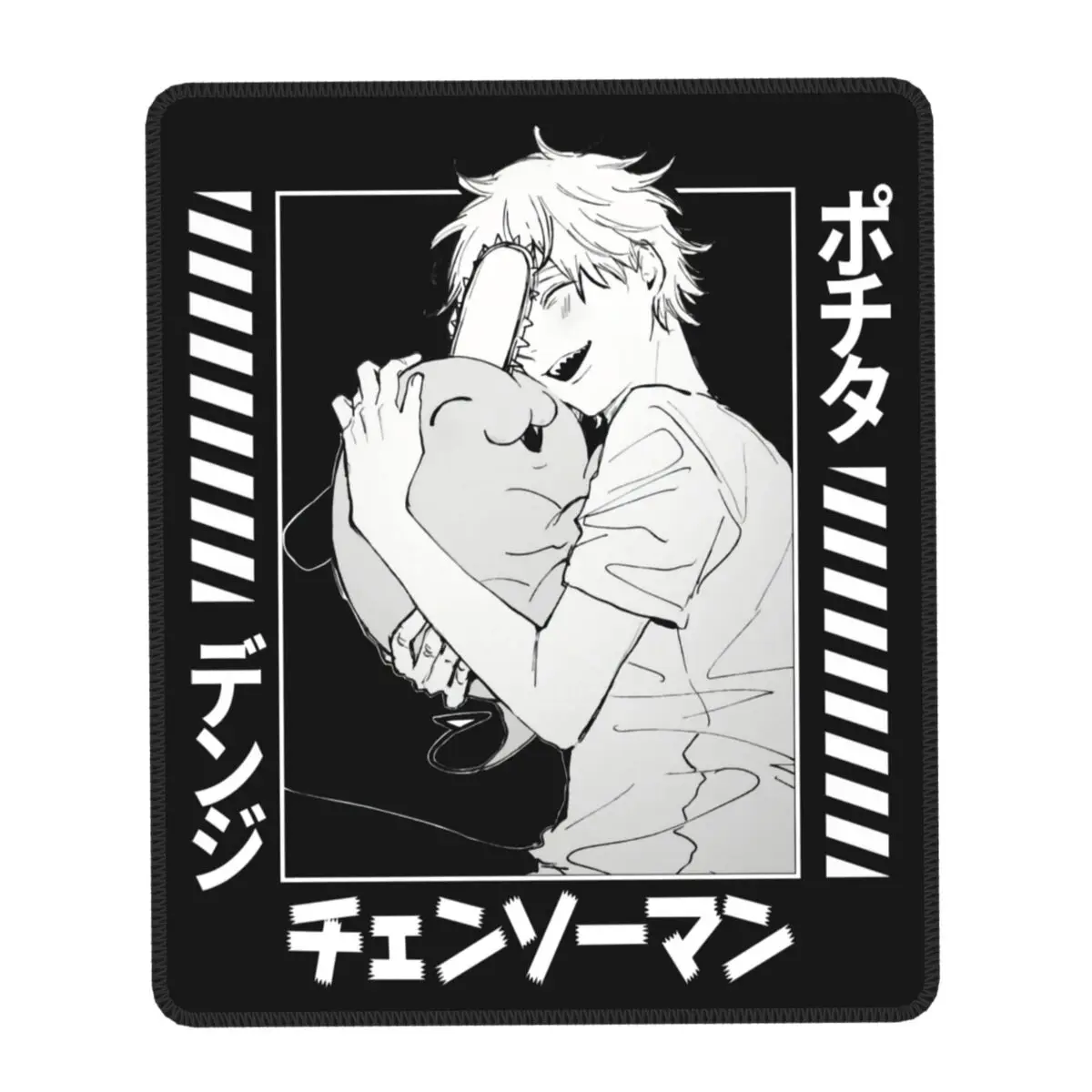 

Pochita Chainsaw Man Denji Gamer Mouse Mat Custom Rubber Lockedge Mousepad Office Laptop Computer PC Anime Manga Mouse Pad