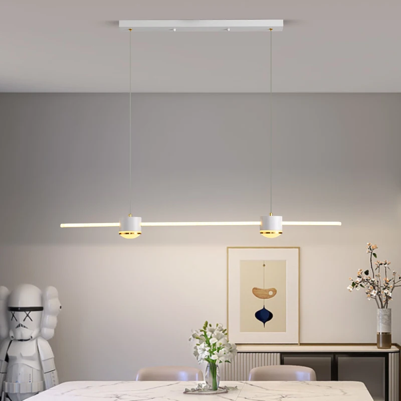 Кремовый стиль минималистичная барная люстра новинка 2024 простой современный