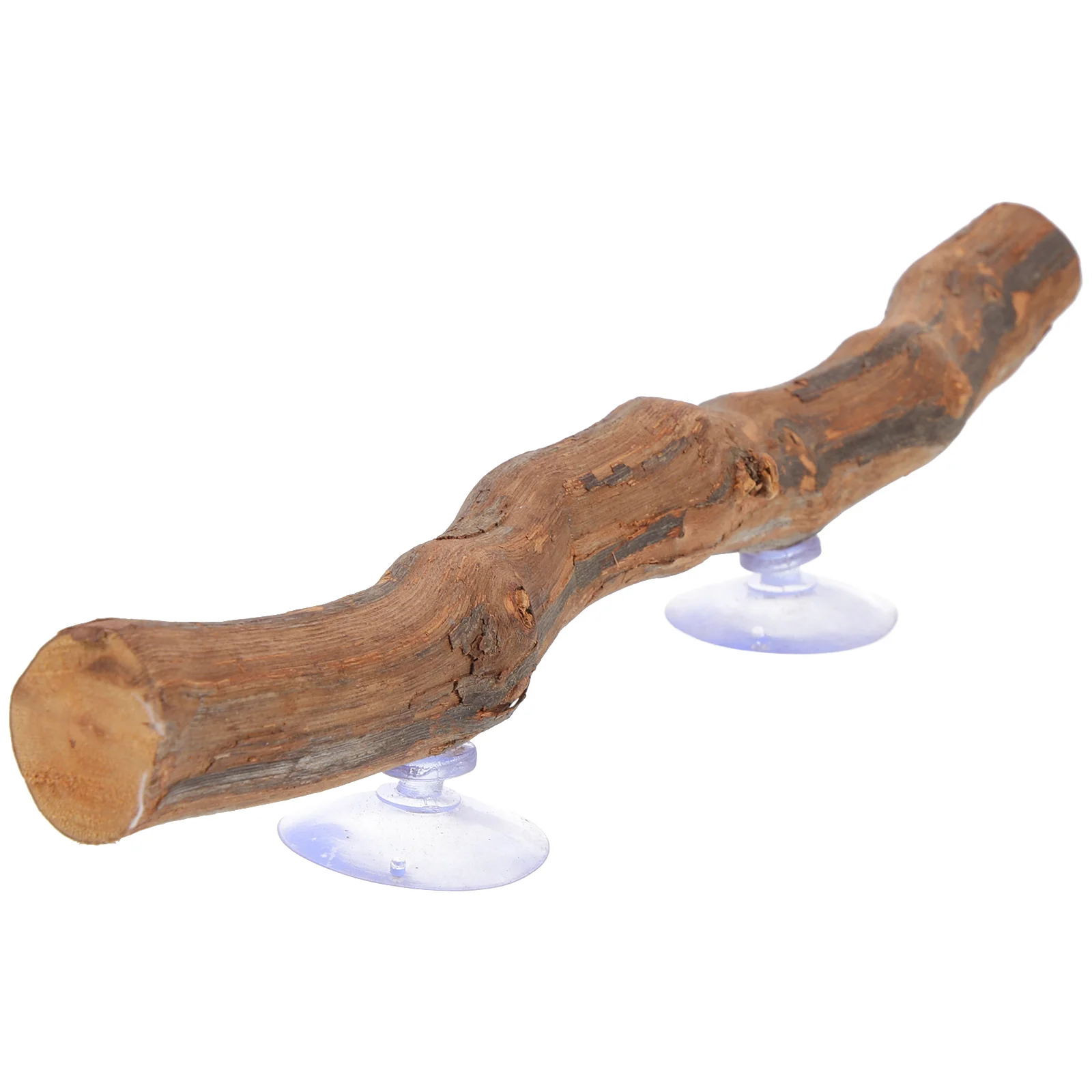 

Lizard Pet Stand Reptile Fogger Cage Toy Sucker Interesting Climbing Decor Wooden