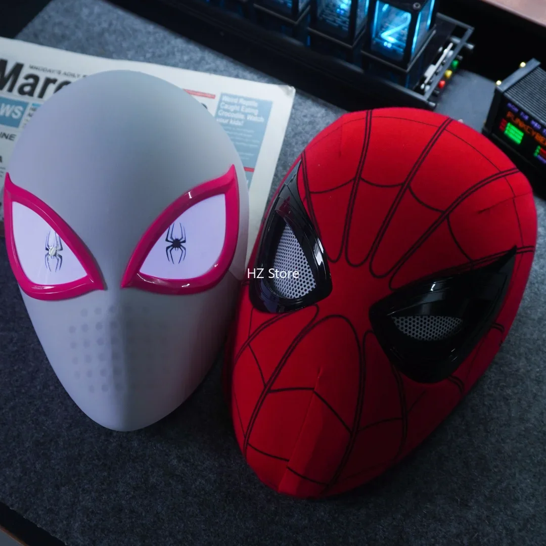 Светящаяся маска-паук Marvel Eye Touch Spider-Man Gwen шлем с движущимися глазами украшение для