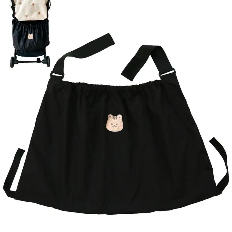 

Stroller Organizer Baby Stroller Organizer Pouch For Mom With Squirrel Print Multi Purpose Large Capacity Stroller Underbag
