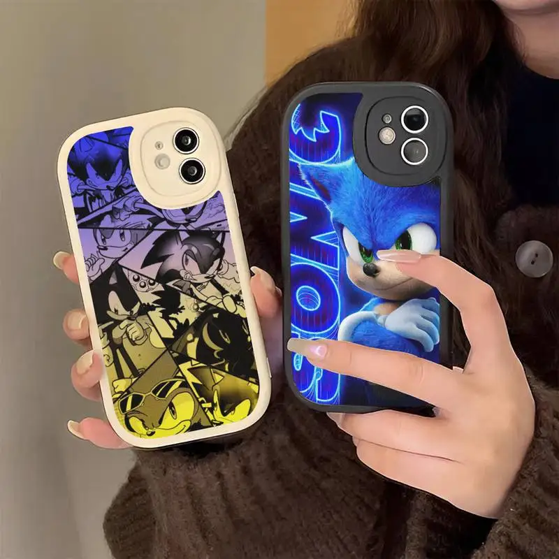 

Supersonic-S-Sonic-Game Hard Leather Phone Case for iPhone 13 12 Mini 11 14 Pro Max Xs X Xr 7 8 Plus 6 6s Se 2022 silicone Cover
