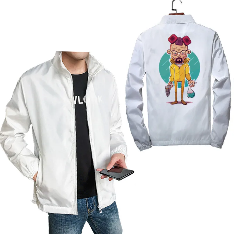 Куртка-пилот Heisenberg Мужская ветровка-бомбер парусиновая куртка в стиле стимпанк