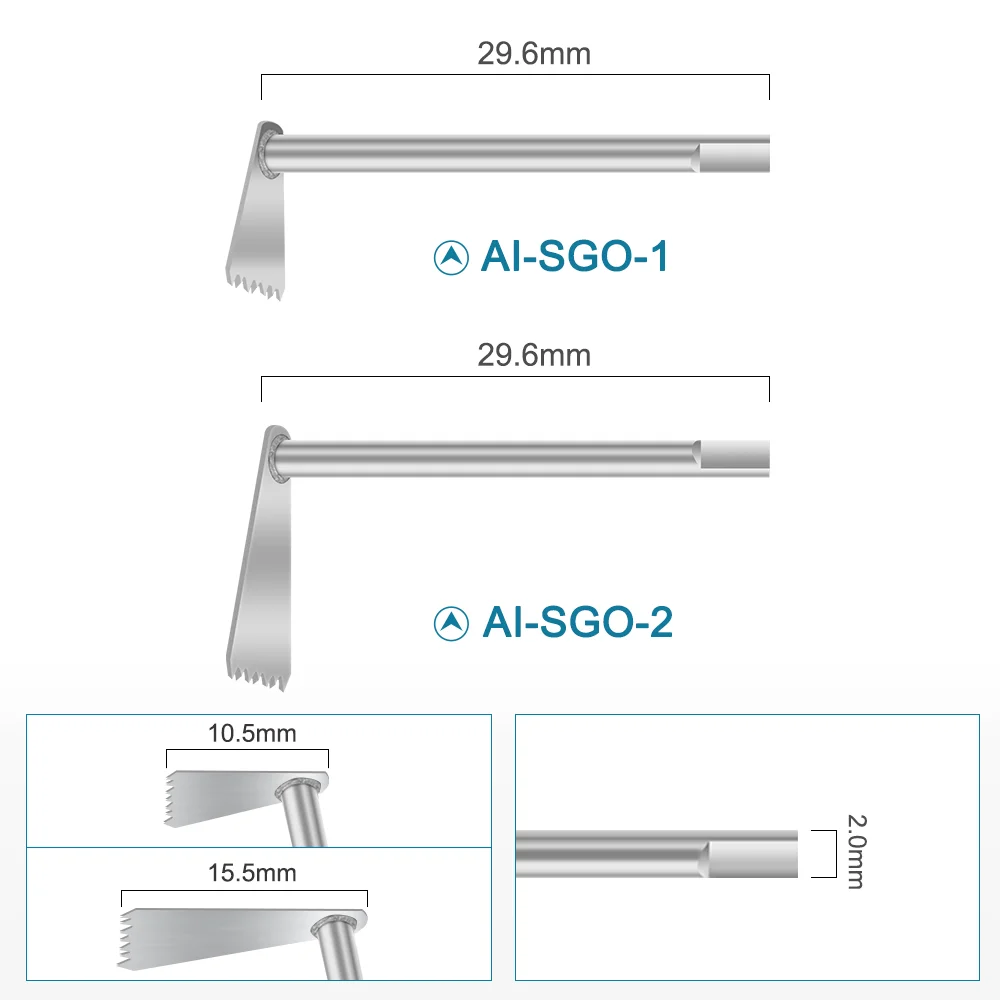 10 шт. стоматологические пилы для резки микрокостей возвращения 1 8 мм/3 градуса