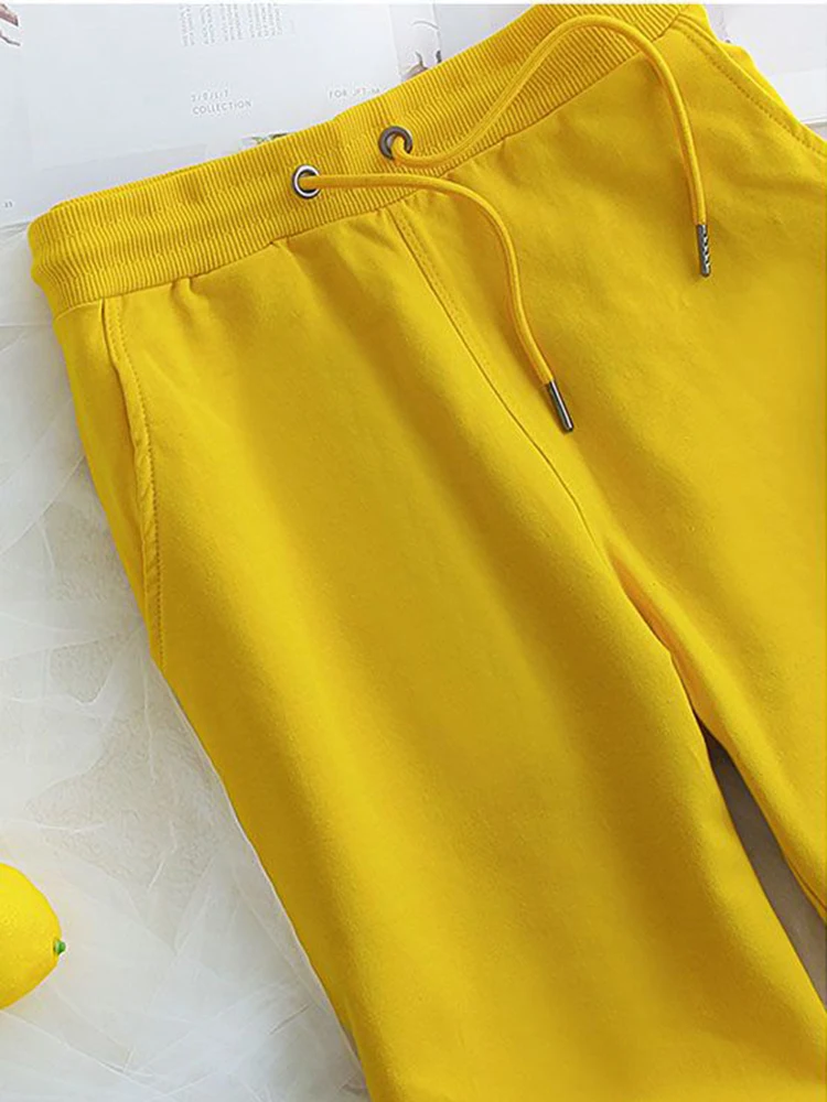 High Waist Baggy Short Sweatpants Women Summer New Straight Szorty Casual Lace Up 2023 Oversize Cortos Pantalones