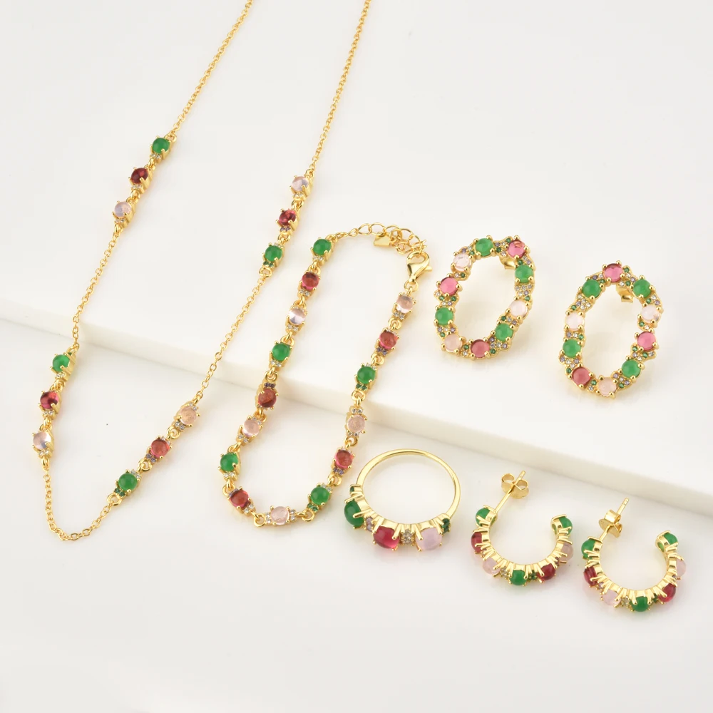 Кольцо женское из серебра 100% пробы толстое с радужным кубическим цирконием -