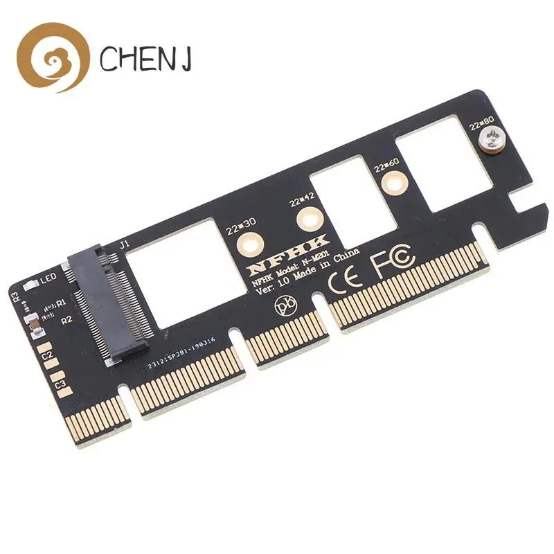 

1 шт., адаптер NGFF M Key M.2 NVME AHCI SSD на PCI-E PCI Express 3,0 16x X4, конвертер переходной карты для XP941 SM951 PM951 A110 SSD