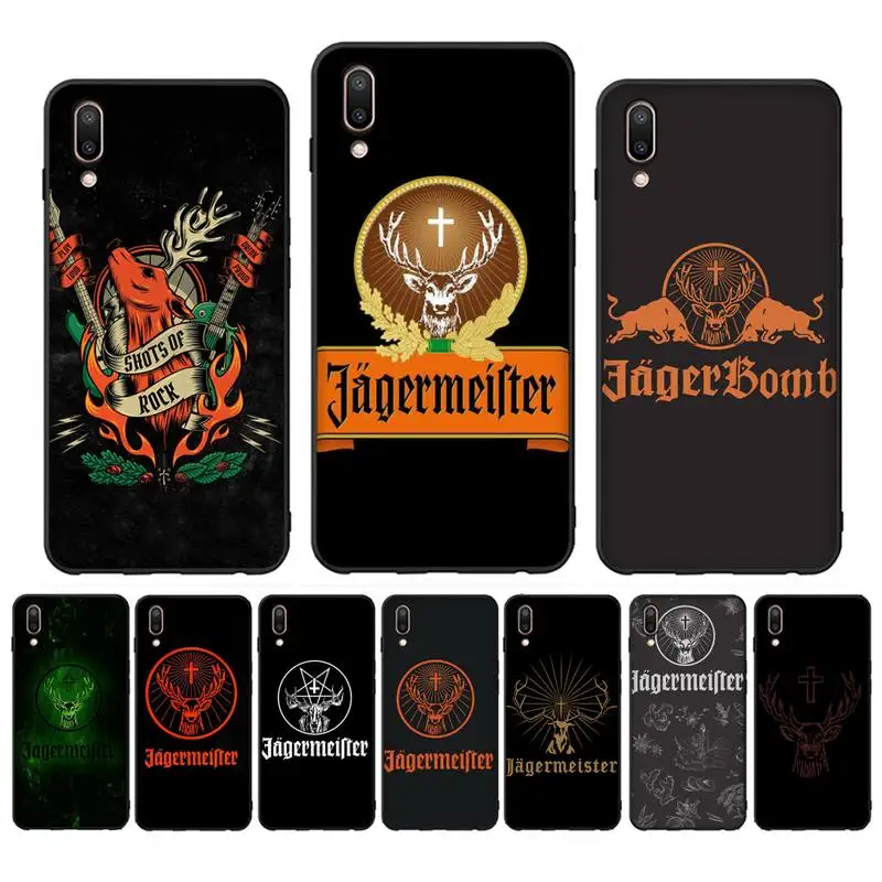 

Jagermeister logo Phone Case for Vivo Y91C Y11 17 19 17 67 81 Oppo A9 2020 Realme c3