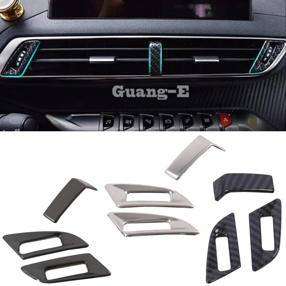 

Передняя декоративная молдинговая рамка для Peugeot 5008 2017 2018 2019 2020 2021, панель управления вентиляционным отверстием