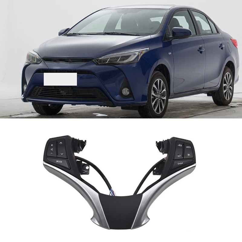 Переключатель круиз-контроля на руле мультимедийная аудиокнопка для Toyota Yaris Vios