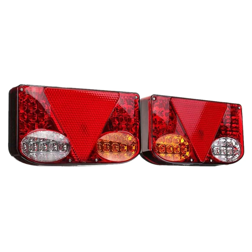 

2Pcs 12V LED Tail Light, Rear Brake Signal Light, Suitable for Car Truck Truck Trailer