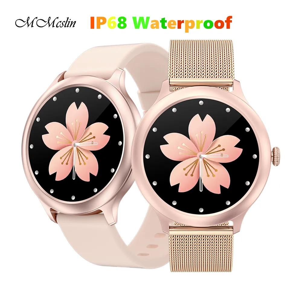 

2022 New Fashion Sports Smart Watch For Woman iP68 Waterproof Heart Rate, Sleep,Blood Pressure,Female Menstrual Cycle Monitoring