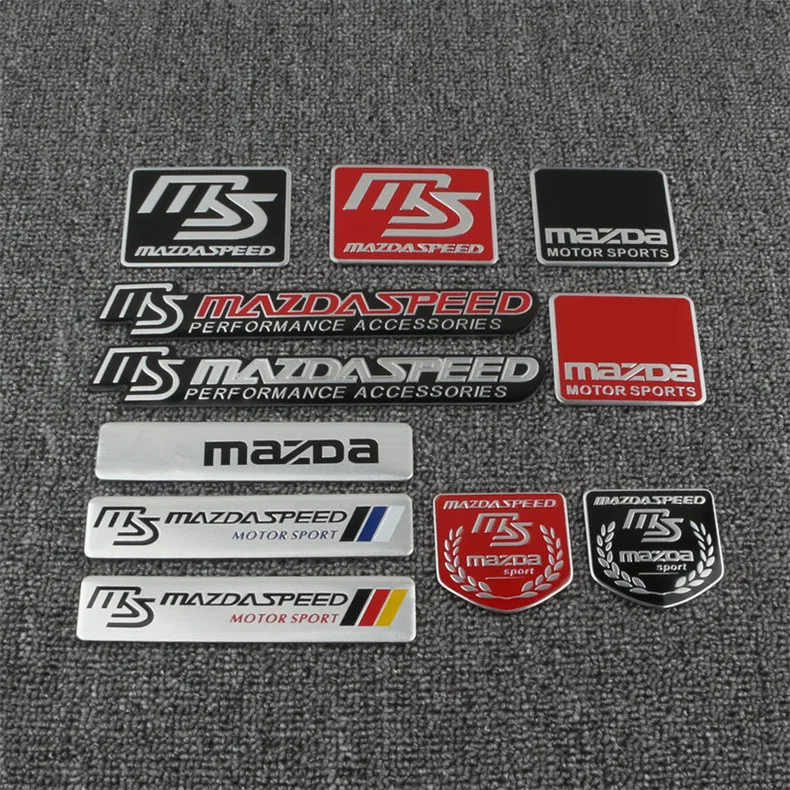 

Car 3D Stickers and Decals For Mazda 2 3 5 6 8 Atenza Axela CX4 CX9 CX5 MX5 MS Car Rear Trunk Body Emblem Badge Stickers