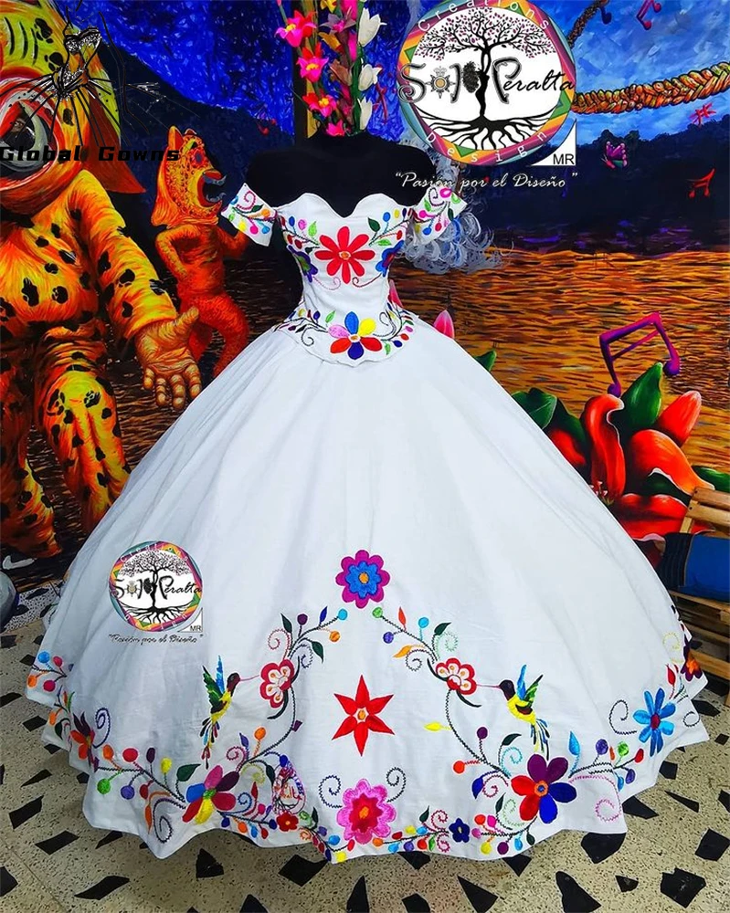 

Charming Off The Shoulder Ball Gown Dress Princess Quinceanera Dresses Appliques Puffy Sweet 16 15 Vestidos De Fiesta