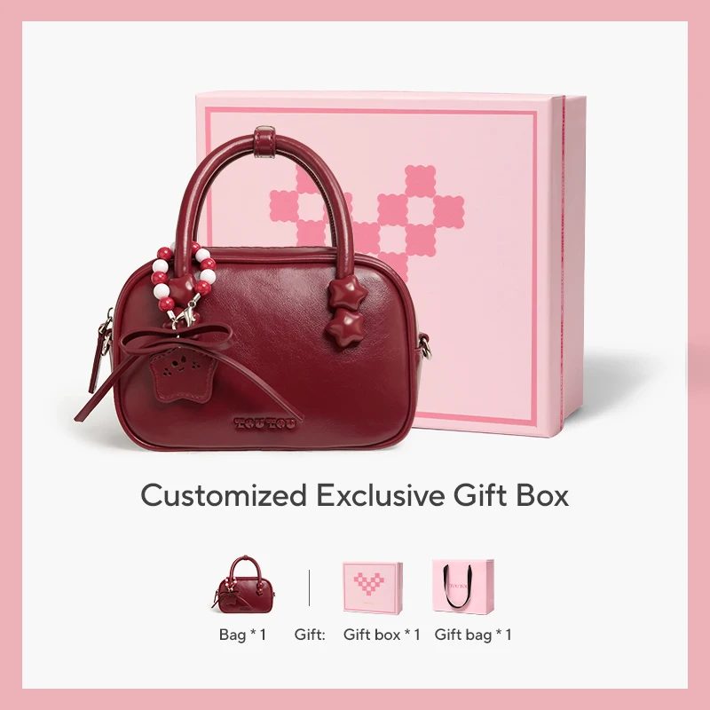 Реплика TOUTOU Бостонская мини-сумка с подвеской из бисера Роскошная дизайнерская