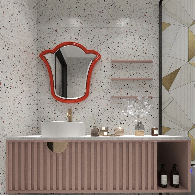 

Зеркало для душа, косметика для спальни, декоративное зеркало в эстетике, необычное украшение, милый Декор для комнаты YY50JZ