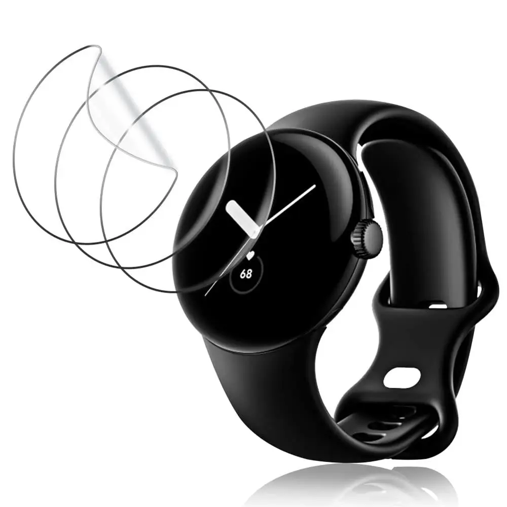 

Film For Google Pixel Watch SmartWatch Clear Slim Anti-Scratch Soft TPU Hydrogel Film Screen Protector for Pixel Watch active