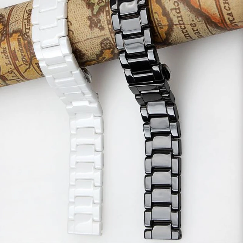 

Ремешок керамический для Samsung Galaxy Watch 6 5/Pro 4 3, классический браслет для Active 2 40 мм 44 мм 43 мм 47 мм, 42 мм 46 мм 41 мм 45 мм, 20 мм