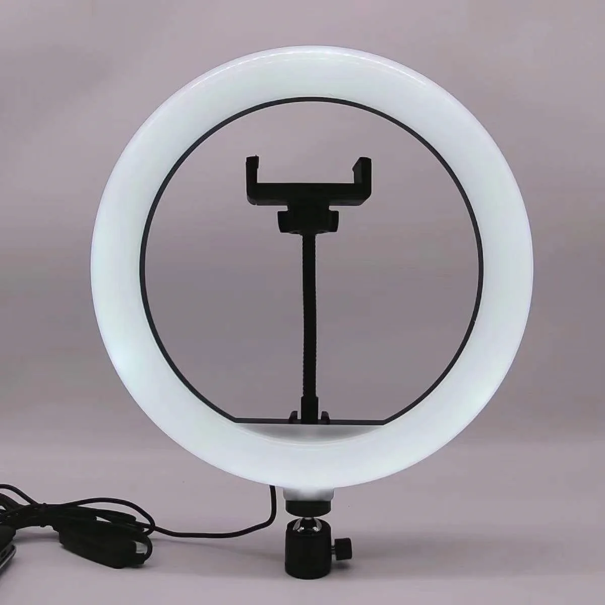 

26CM LED Selfie Ring Light TikTok Video Live Makeup Lamp Photo Studio Light Tripod Phone Holder