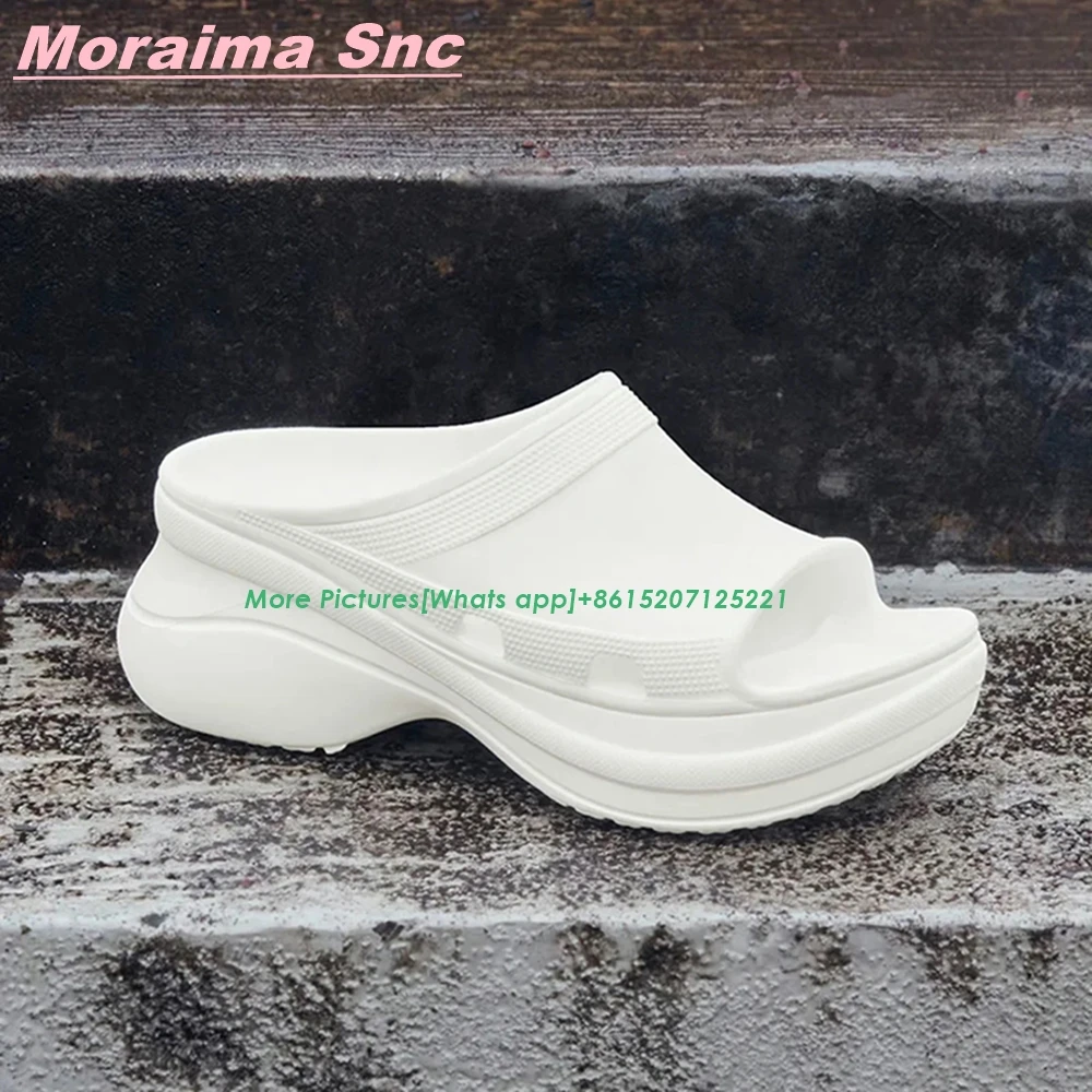 EVA Concise Flower Print Slippers Modern Designer Mixed Colors Daily Summer Ladies Newest Hollow Platform Shallow Fashion Shoes