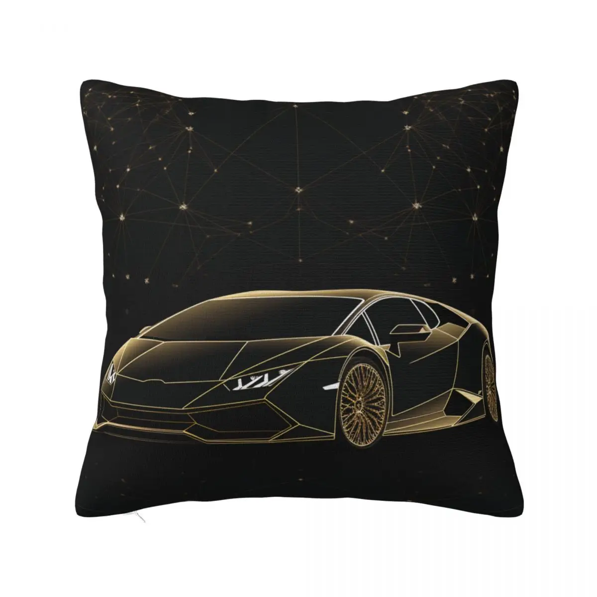 

Noble Sports Car Pillow Case Minimalist Art Astro Geometry Kawaii Polyester Pillowcase Home Decor Zipper Summer Cover