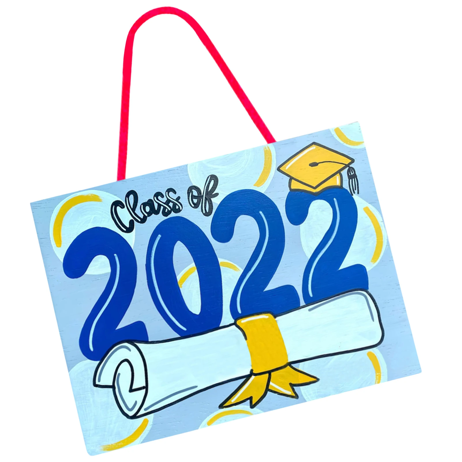 

2022 Hangings Wood Graduation Sign Wood Door Hangings Congrats Porch Sign Hangings Ornaments Photo Booth Props Graduation