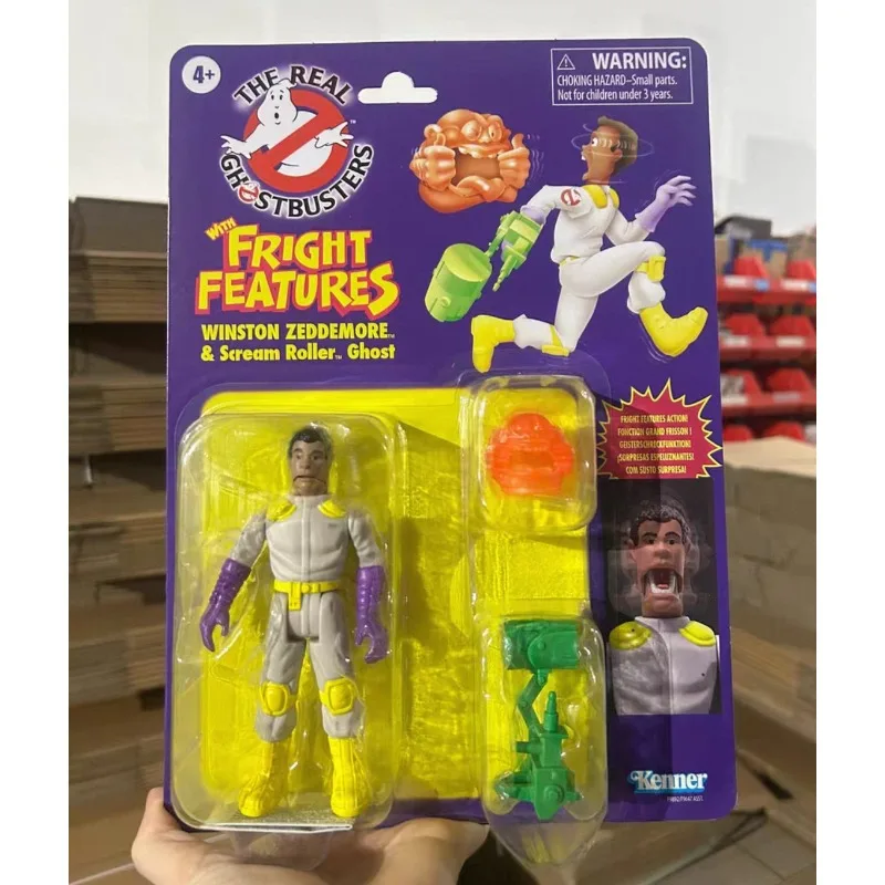 Фото Новая оригинальная фигурка Hasbro Ghostbusters WINSTON ZEDDEMORE Scream Roller Ghost, модель игрушки, подарок №2