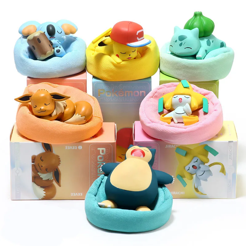 

Pokemon Figures Toys Starry Dream Series Sleep Pikachu Dolls Toy Gift