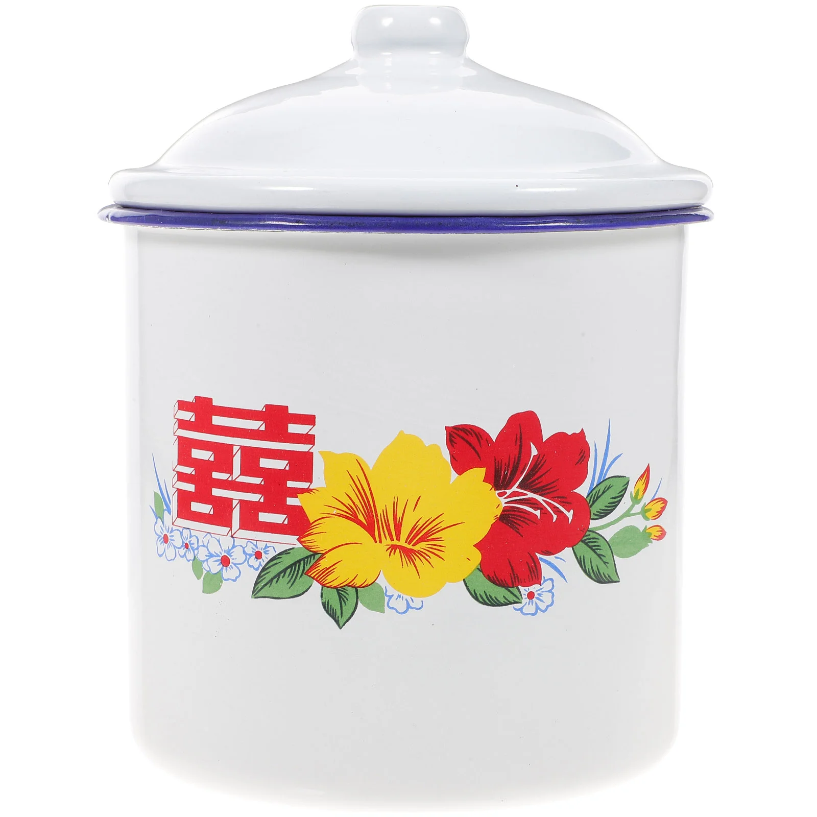 

Mug Cup Enamel Coffee Chinese Tea Drinking Camping Vintage Wedding Tin Cups Mugs Water Kung Retro Morning Creative Camp Ceramic