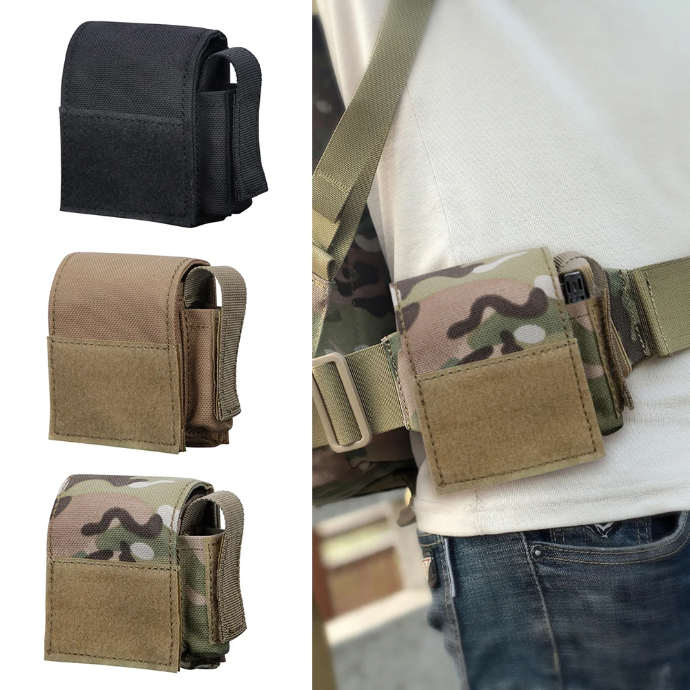 

Military Molle Pouch Waist Bag Tactical Single Pistol Magazine Pouch Knife Flashlight Sheath Airsoft Hunting Ammo Camo Bags