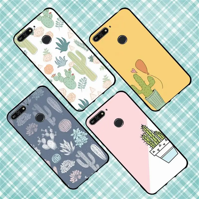 

Candy Color Cartoon Cactus Phone Case For Xiaomi Mi 11 10 A2 A2lite A1 9 9SE 8Lite 8explorer F1 Poco M3 X3 Pro Fundas Cove