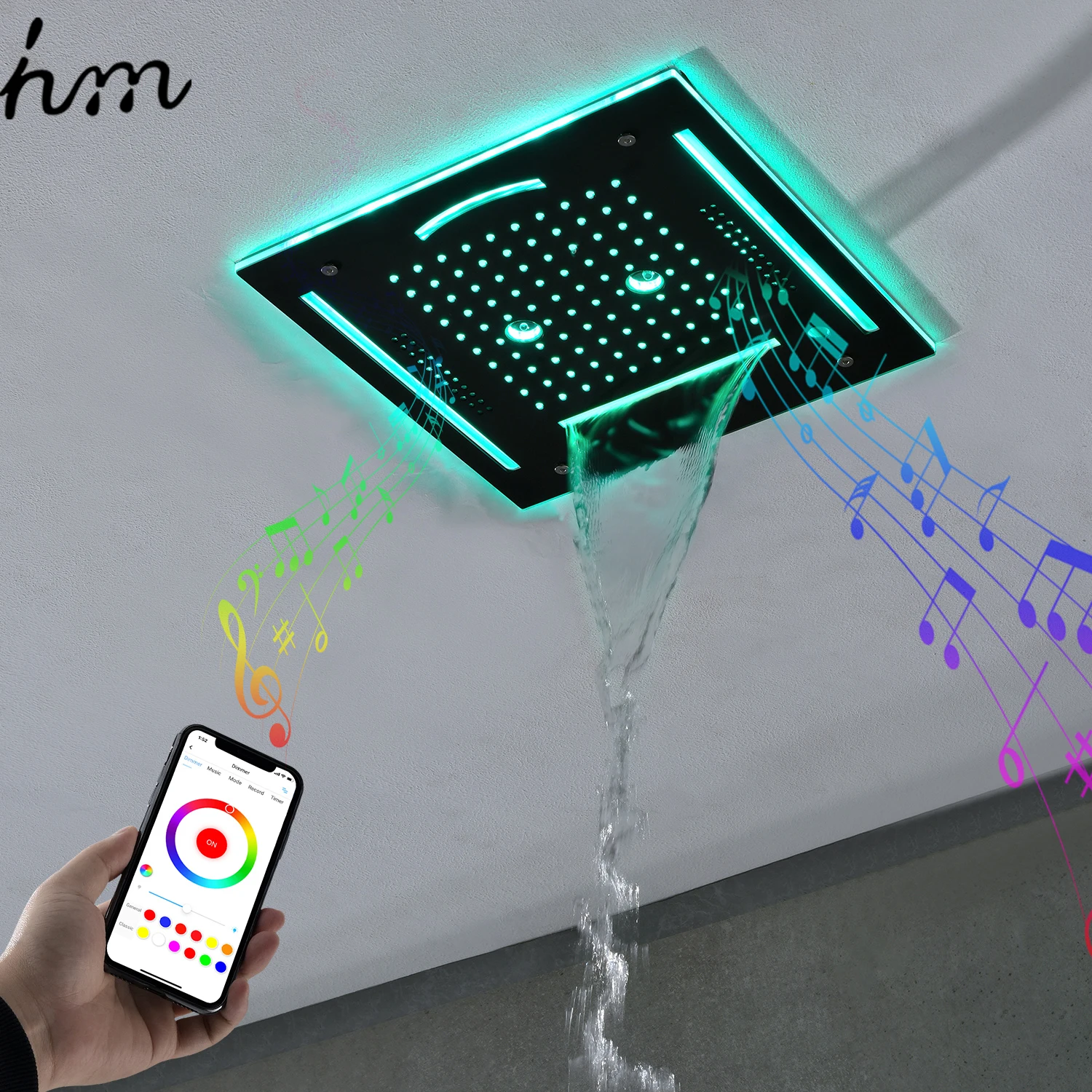 Лейка для душа со светодиодсветодиодный подсветкой 12 дюймов 300 х30 0 мм - купить по