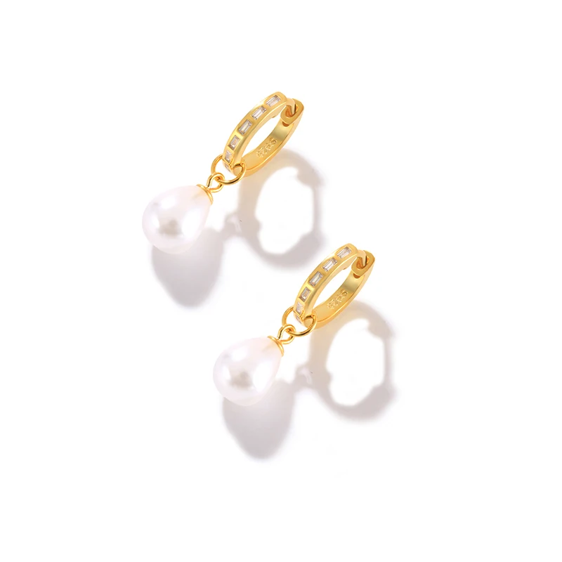 

Bohemian Piercing Luxury Pearls Pendant Dangle Earrings for Women Fashion Jewelry Ins Same Earing Wedding Party Pendientes Gifts