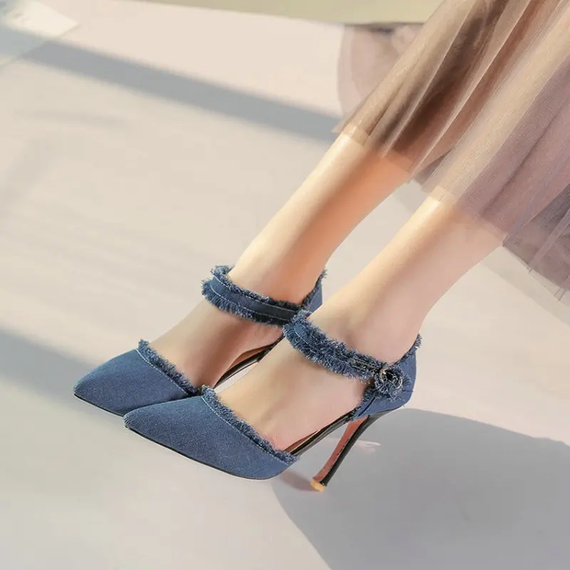 Новинка 2020 модные женские туфли-лодочки QPLYXCO с острым носком летние туфли из