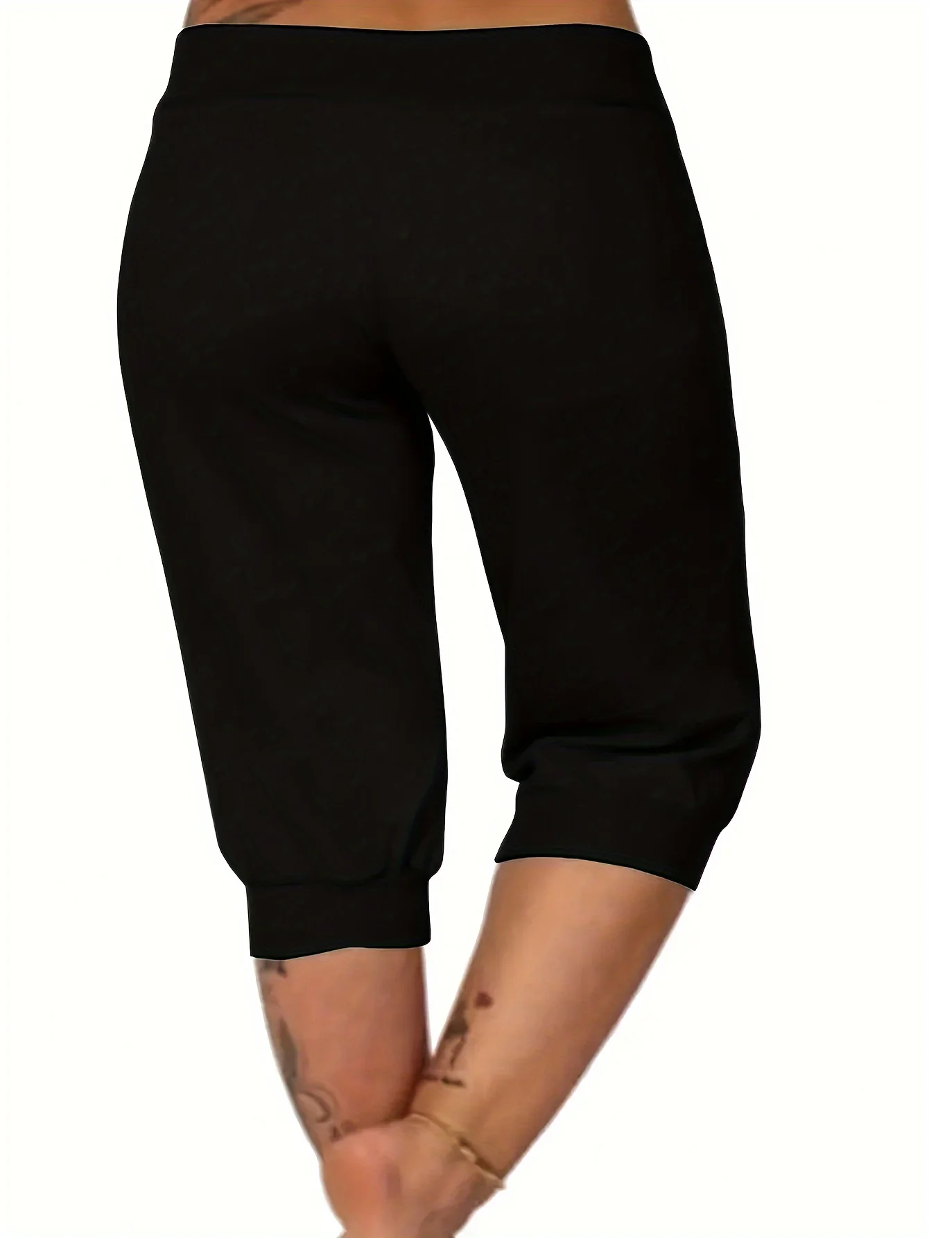 Женские Брюки-Капри Parara с принтом в виде бабочек модные повседневные эластичные