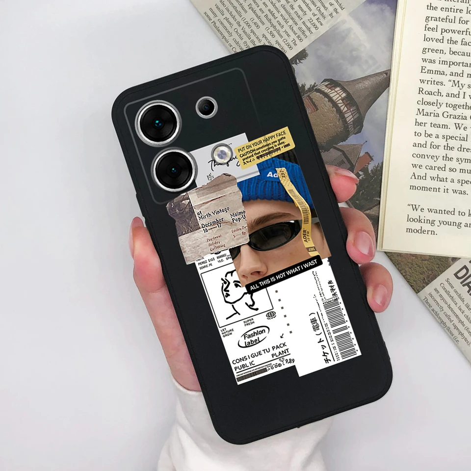 Чехол для Infinix Zero Ultra 30 красивая девушка цветок силиконовый защитный чехол