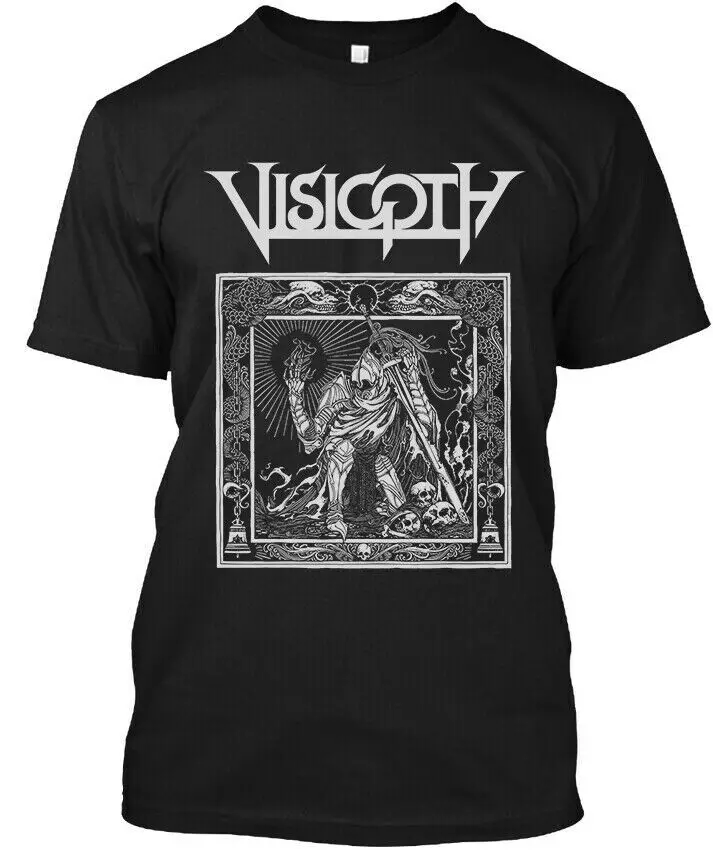 Футболка Visigoth с колокольчиками пробуждения American Power Music в стиле ретро размер S-5XL