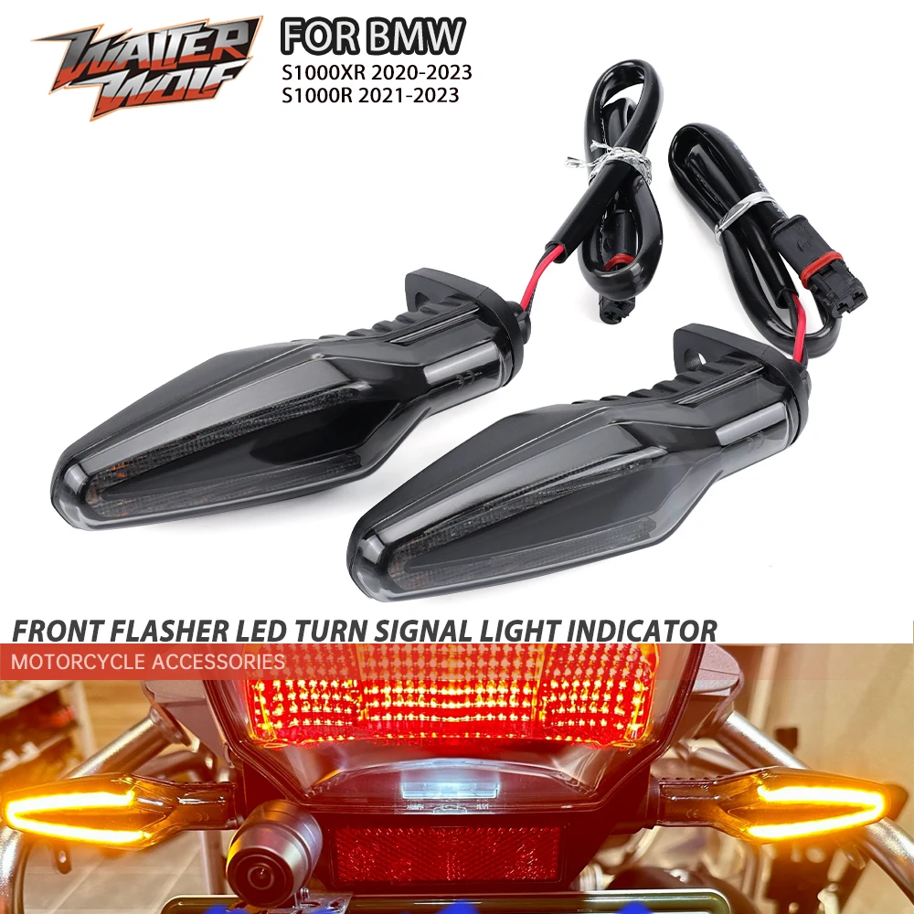 

Front Turn Signal Light Blinker Lamp For BMW S1000XR S1000R R1250GS ADV CE 04 2023 Motorcycle Flasher Indicator LED Lighting
